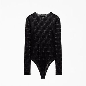 Zara Lace Bodysuit - NEW WITH TAGS (sold out online)